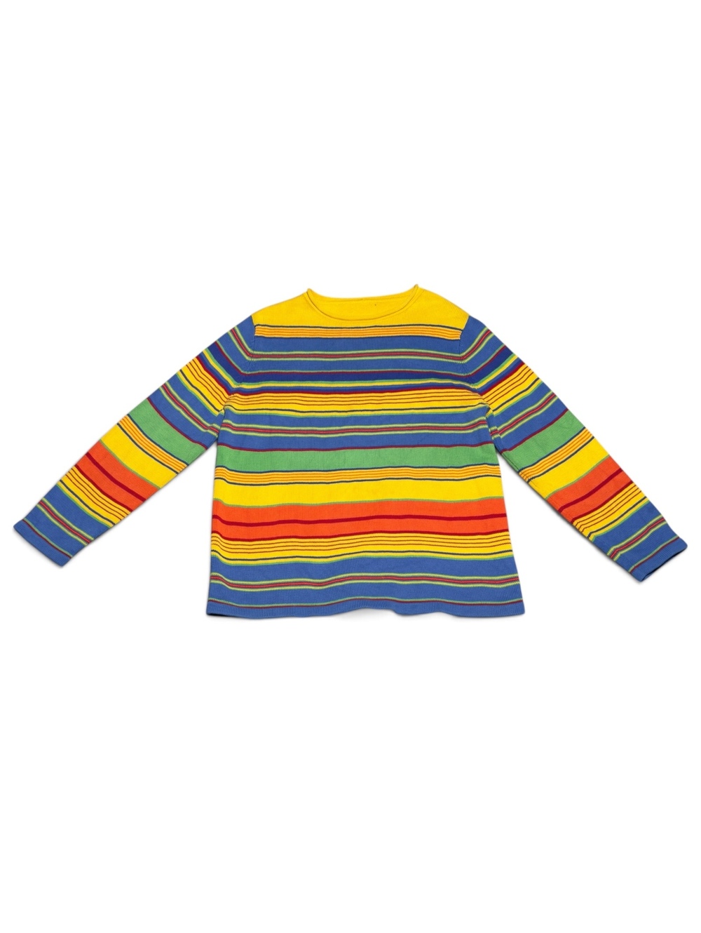 Vintage Ralph Lauren Multicolor Striped Knit Sweater